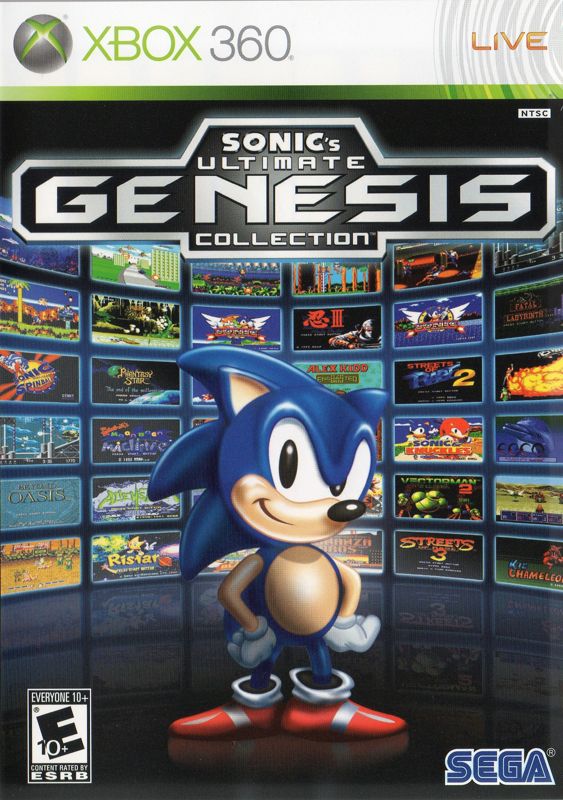 Sonic's Ultimate Genesis Collection box art for Xbox 360